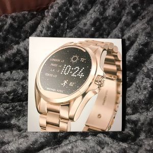 Rose gold Michael Kors Access smart watch